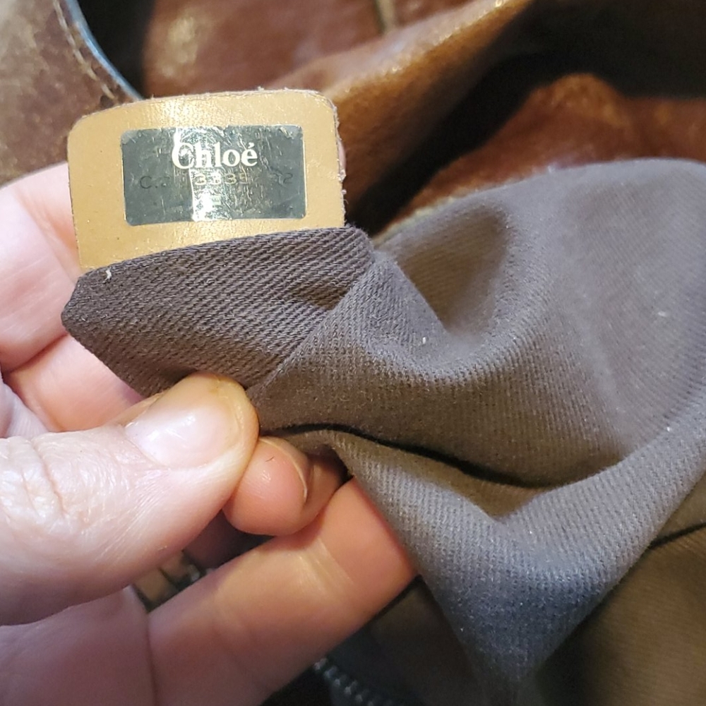Chloe brown shoulder bag - Picture 8 of 15